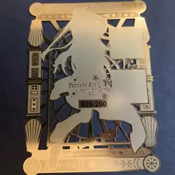 WES - Goddess Story Gold METAL Card - Serial Number #026/200! Asuna Sword Art - Image 5