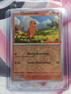 Charmander - (GameStop Exclusive) 004/165 Miscellaneous Cards & Products Reverse - Image 3