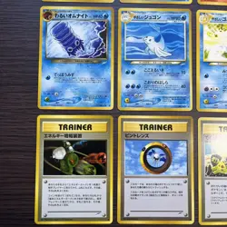 Japanese pokemon card old back vintage set 9 Vaporeon Jolteon Flareon(A rank) - Image 4