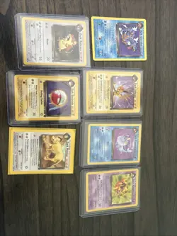 Pokemon Dark Team Rocket Lot 7 Cards - Image 2