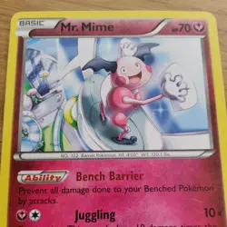 Pokemon Card Mr. Mime Breakthrough Rare 97/162 - Image 3
