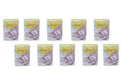 Dragon Shield Matte White Sleeves - Standard Size - 10 Pack Display Case - Image 1