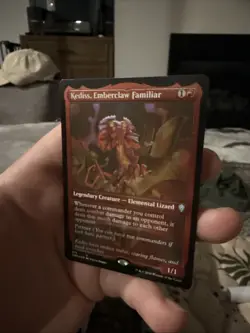 Kediss, Emberclaw Familiar (Foil Etched) Commander Legends Foil - Image 1