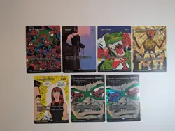 MTG Spider-Man Borderless Mythic Ponder, Beast Within, Doc Ock, Unexpected Wind - Image 3