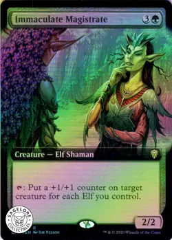 MTG Immaculate Magistrate (Ext Art) (679) | NM Foil | Commander Legends {CMR} - Image 1