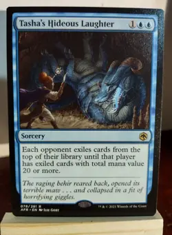 MTG Tasha's Hideous Laughter Adventures in the Forgotten Realms LP X1 Magic - Image 1