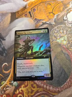Poison-Tip Archer Extended Art Foil MTG Secret Lair - Pack Fresh - - Image 1