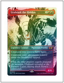 1x Urabrask the Hidden, Foil, Showcase Multiverse Legends, MTG NM - Image 1