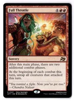 Full Throttle NM* Aetherdrift ENGLISH 0127 mtg -UnltdCards - Image 1