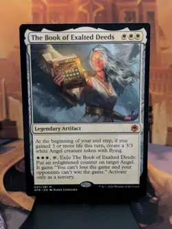 Magic The Gathering The Book of Exalted Deeds AFR Regular Non Foil NM - Image 1