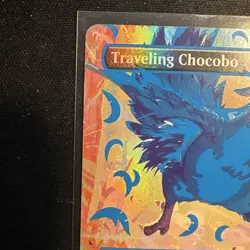 Traveling Chocobo (Borderless) (Neon Ink Blue) Final Fantasy Foil - Image 4
