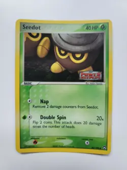 Seedot - 60/108 EX Power Keepers Pokemon - Reverse Holo - Near Mint - Image 1