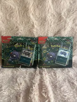 Pokemon Lot Of (2), Paldean Fates Maschiff, Blister 3 Pack - Image 1