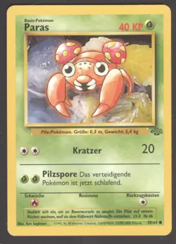 Paras (Paras) #59/64 | Jungle (German) | Pokemon TCG - Image 1