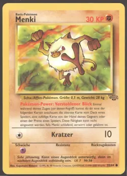 Menki (Mankey) #55/64 | Jungle (German) | Pokemon TCG - Image 1