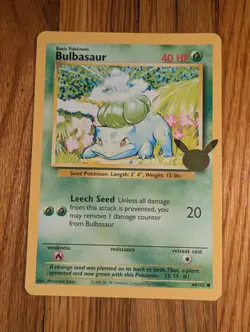 Pokemon First Partner JUMBO Kanto Starters Bulbasaur Charmander Squirtle x3 NM - Image 5