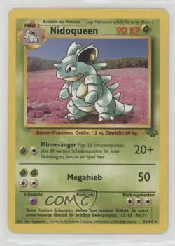 Nidoqueen German Pokemon Jungle #23 1999 - Image 1