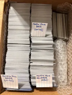 HUGE Obsidian Flames Pokemon Lot - 1000+ Base (non holo) & 350+ Reverse Holo - Image 1