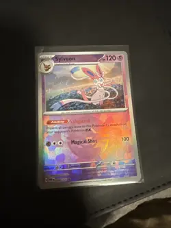 Pokemon Sylveon TCG Poke Ball Pattern, 040/131, Sv: Prismatic, Evolutions Holo - Image 1