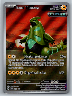 Iron Thorns Pokemon TCG Scarlet Violet Full Art Black Star Promo SVP-EN-098 - Image 1