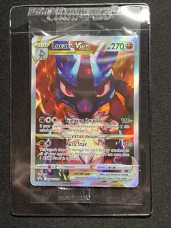 SEALED Pokemon Lucario VSTAR SWSH291 Crown Zenith ETB Holo Black Star Promo NM - Image 2