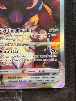 SEALED Pokemon Lucario VSTAR SWSH291 Crown Zenith ETB Holo Black Star Promo NM - Image 4
