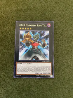 Yugioh: D/D/D Marksman King Tell Rare/Near Mint/Unlimited CORE-EN052 - Image 1