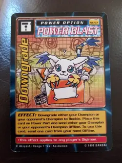Digimon Digi Battle 1999 Group of Power Option Cards in Good Condition. - Image 4