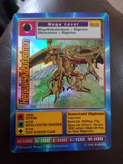 Digimon Digi Battle 1999 Tentomon Card Group. Good Condition - Image 2