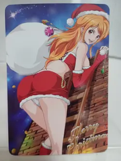 Nami One Piece Anime Waifu Sexy Goddess Doujin Lewd Hentai Card - Image 1