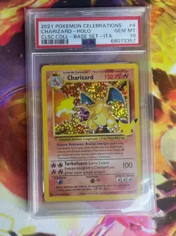 Pokemon Card - CHARIZARD - Set Base Gran Festa 25th - ITA - PSA 10 GEM MINT - Image 1