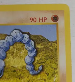 Pokemon Card Onix Shadowless Common Base Set 56/102 Near Mint Condition - Image 3
