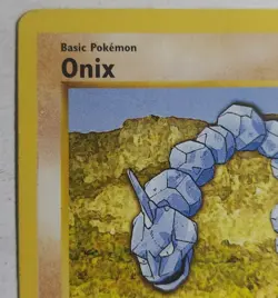 Pokemon Card Onix Shadowless Common Base Set 56/102 Near Mint Condition - Image 4