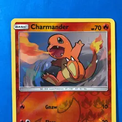 Charmander 7/68 Hidden Fates 2019 Reverse Holo Foil Pokemon TCG Card - NM - Image 2