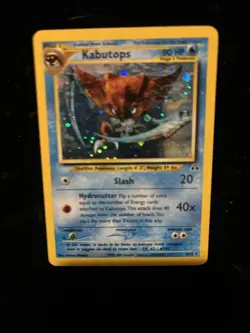 Pokemon TCG Kabutops Neo Discovery Holo Card 6/75 Unlimited Rare - Image 3