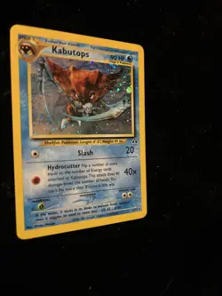 Pokemon TCG Kabutops Neo Discovery Holo Card 6/75 Unlimited Rare - Image 4