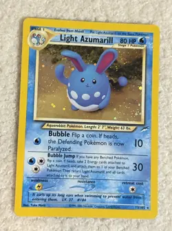 Light Azumarill 13/105 Neo Destiny Holo Rare Pokemon Card TCG Good Condition! - Image 4