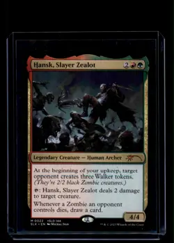 MTG Hansk, Slayer Zealot #22 Mythic SLX Cards - Image 1