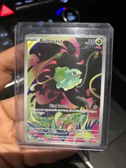 Bulbasaur Full Art Mega Evolutions Pokemon Card 133/132 Near Mint Condition Rare - Image 1