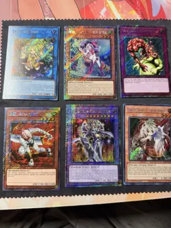 Yugioh Cards Mixed Lot Of 6 NM 1QCR, 3 Platinum , 2 Secret - Image 1