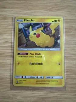 Pikachu SM157 Sun & Moon Ultra Rare Holo Promo Pokemon Card - Image 1