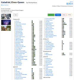 Elven Council Galadriel Modified Precon MTG EDH Commander Elf Deck Read Desc - Image 4