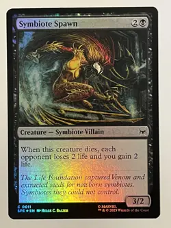 Symbiote Spawn Marvel's Spider-Man: Eternal-Legal Foil MTG NM - Image 1