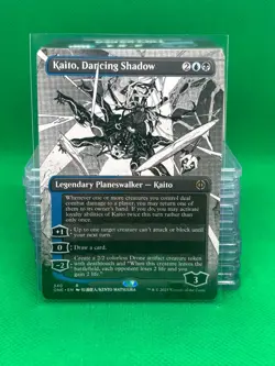 Kaito Dancing Shadow Showcase Extended Borderless MTG Magic Card ONE - Image 1