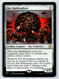 Myr Battlesphere R Commander 2021 # 253 NM Normal - Image 1