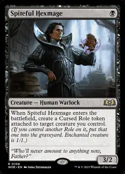 1x Spiteful Hexmage - Foil NM Eng MTG - Wilds of Eldraine - Image 1