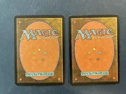 MTG 2X FOIL INVASION FOREST MAGIC THE GATHERING #347/350 JAPANESE + ENGLISH LAND - Image 2