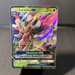 Pokemon TCG Lurantis GX 15/149 Sun & Moon Base Set Ultra Rare Holo - Image 1