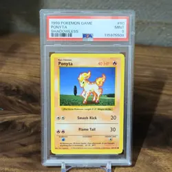 PSA 9 - 1999 Pokemon Game Ponyta #60 - Base Set Shadowless - Image 1