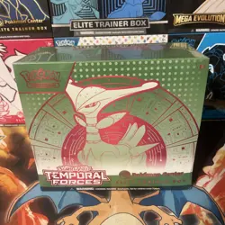 Pokemon Temporal Forces Pokemon Center ETB Iron Thorns PC ETB Factory Sealed - Image 1